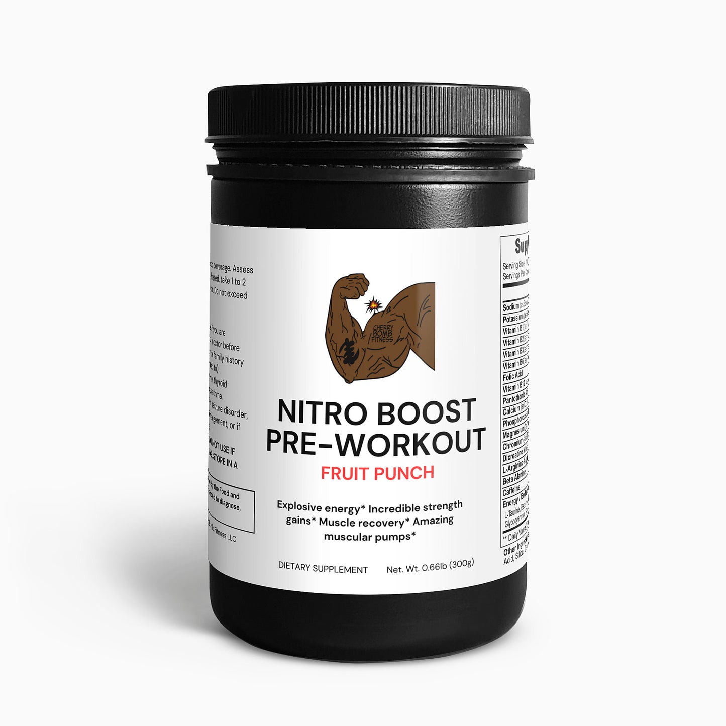 Nitro Boost Pre-Workout Powder (Fruit Punch)