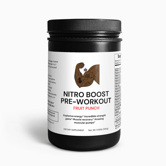 Nitro Boost Pre-Workout Powder (Fruit Punch)