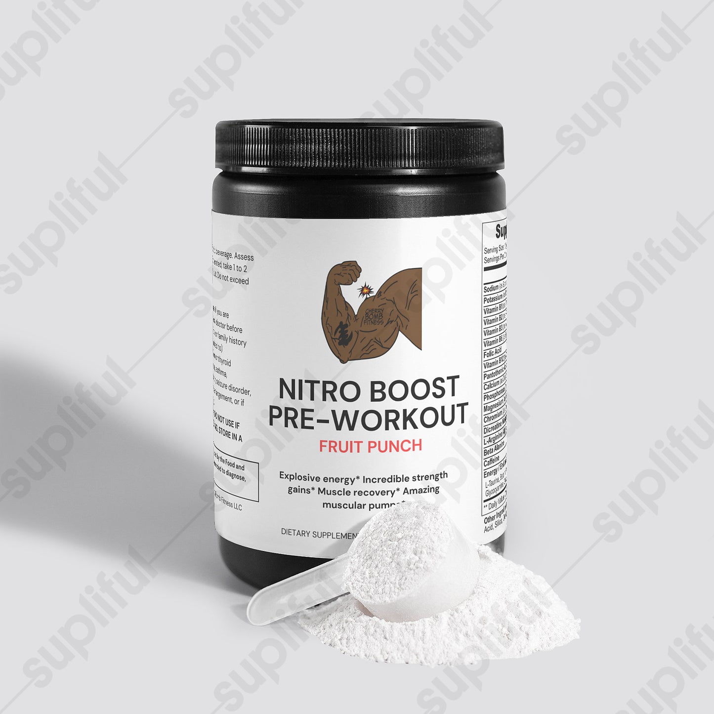 Nitro Boost Pre-Workout Powder (Fruit Punch)