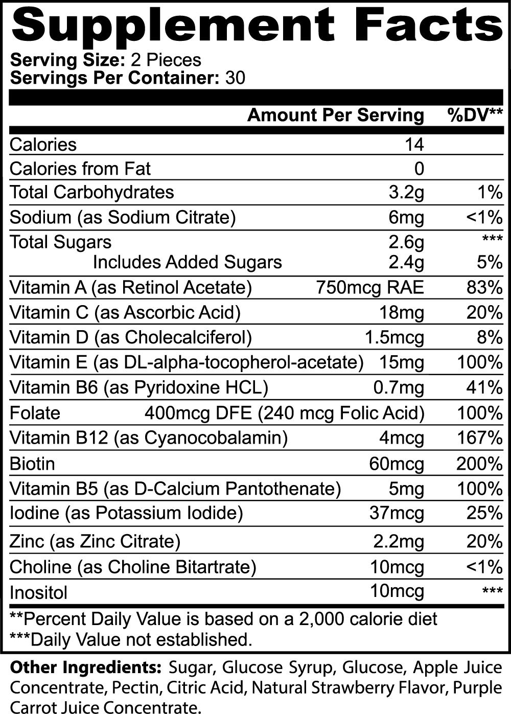 Adult Multivitamin Gummies